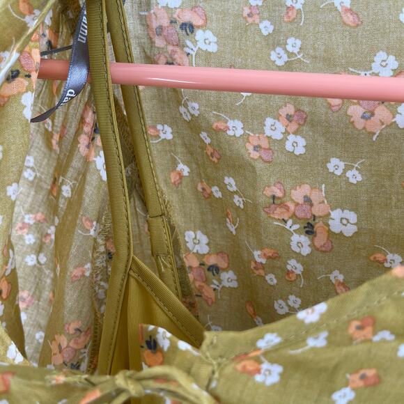 DANIEL RAINN Blouse Size Small NWT Trinity Floral Linen Blend Peasant Top Boho - Picture 11 of 13